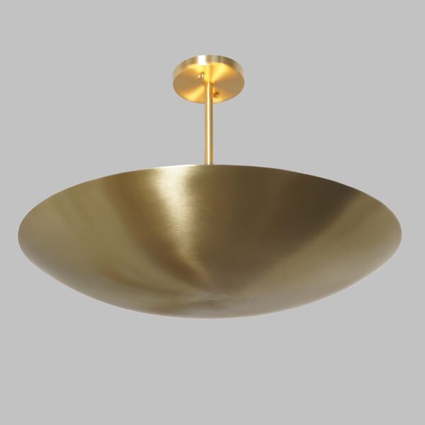 6 Light Elegant Ceiling Flushmount light Pendant Mid Century Modern Raw Brass Sputnik chandelier