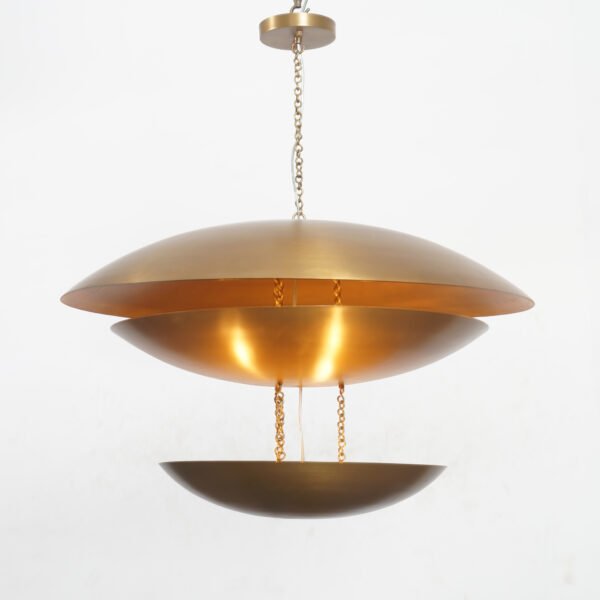 Elegant Ceiling Flushmount light Pendant Mid Century Modern Raw Brass Sputnik chandelier