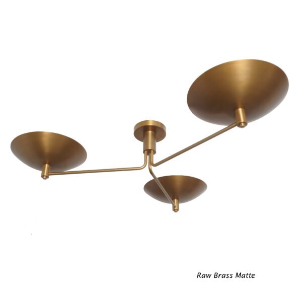 3 light sputnik chandelier - Image 3