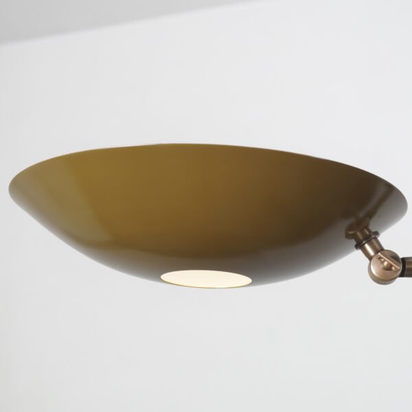 Light Small Pendant Mid Century Modern Raw Brass Sputnik chandelier - Image 3