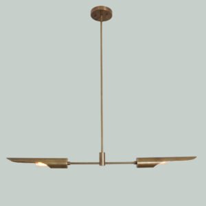 Brass chandelier