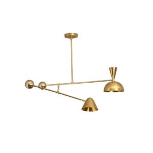 Wall Sconce Mid Century Brass