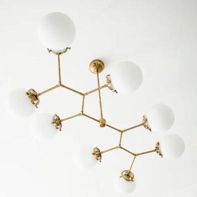 Eight Globe Sputnik chandelier