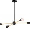 Blair Black And Gold Sputnik Chandelier