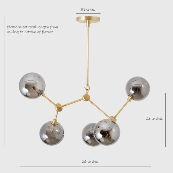 Dumont Branch Chandelier Modern - Image 4