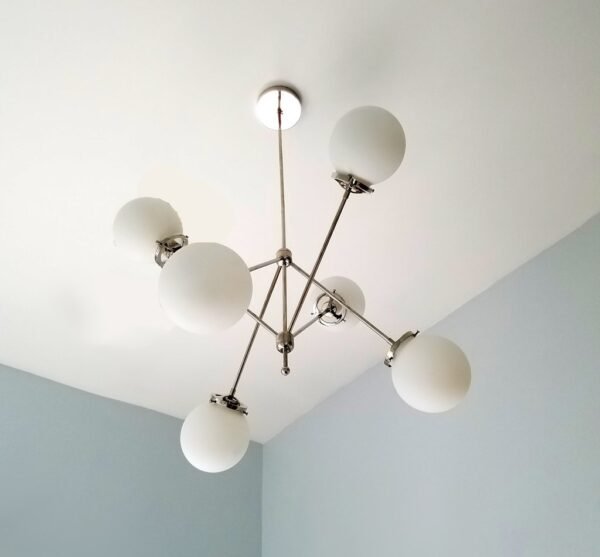 6 Globe Chandelier