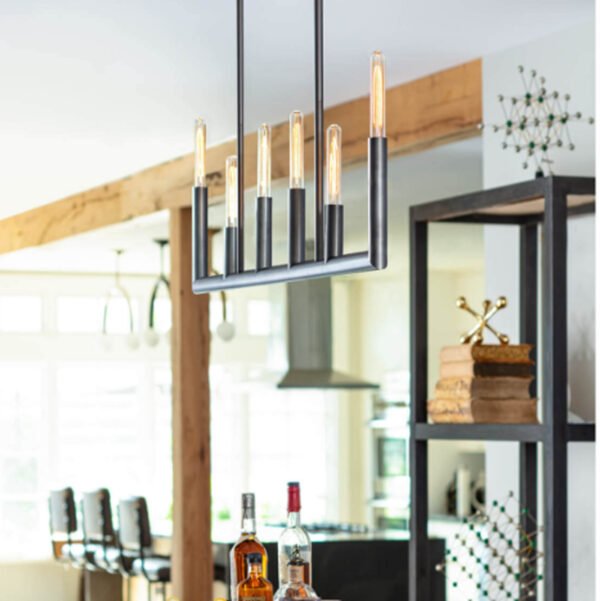 Black Brass Sputnik chandelier - Image 3