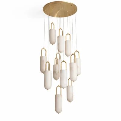 Montara Alabaster Chandelier - 13 Light