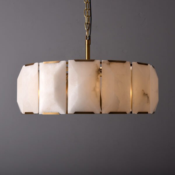 Luma Alabaster Ring Chandelier