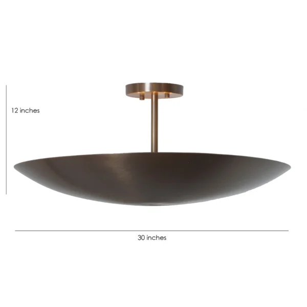 Aura Semi Flush Mount Light - 30"