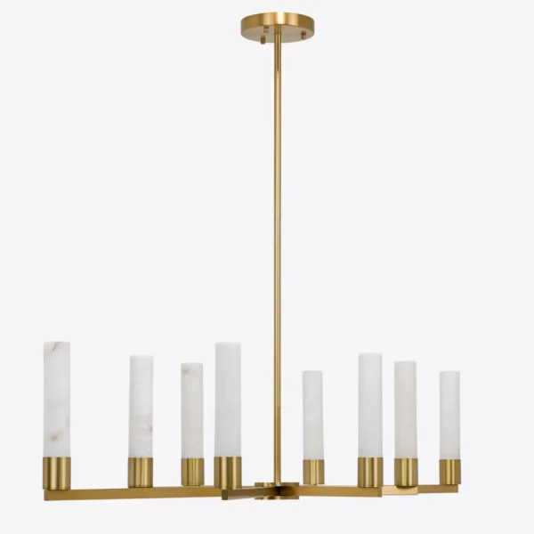 Solis Alabaster Linear Chandelier
