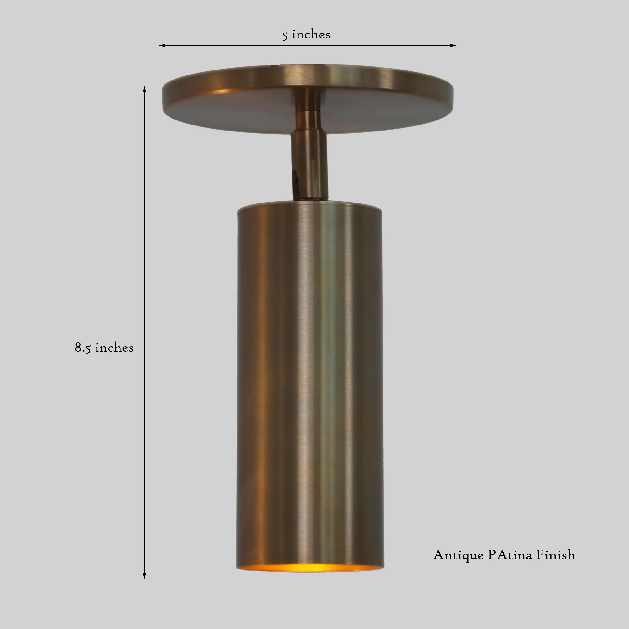 Studio Cylinder Flush Mount Light