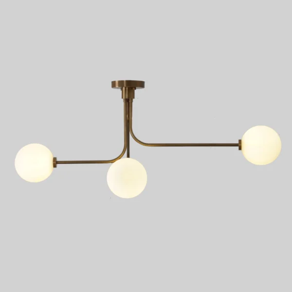 Celia Globe Semi Flush Mount Light
