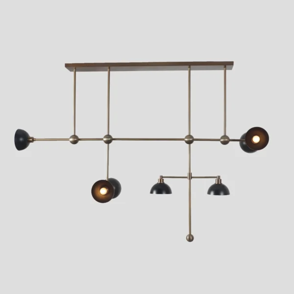 Boliver Linear Brass Chandelier​