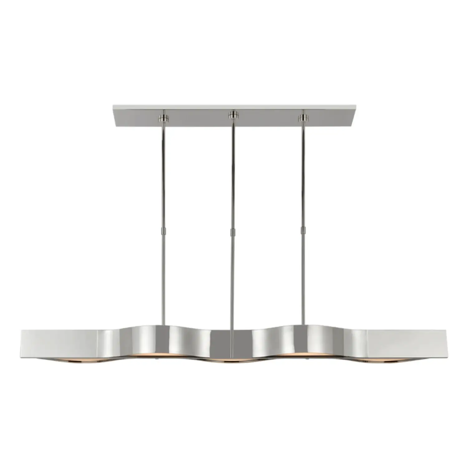 Avant Linear Pendant black brass finish 60"