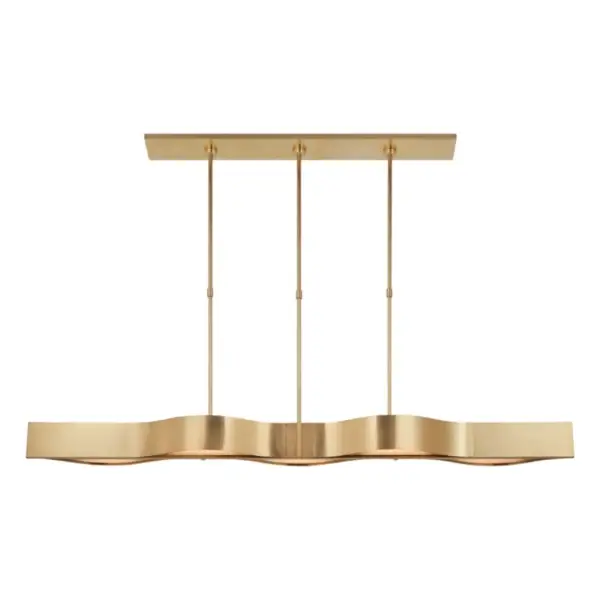 Avant Linear Pendant aged brass
